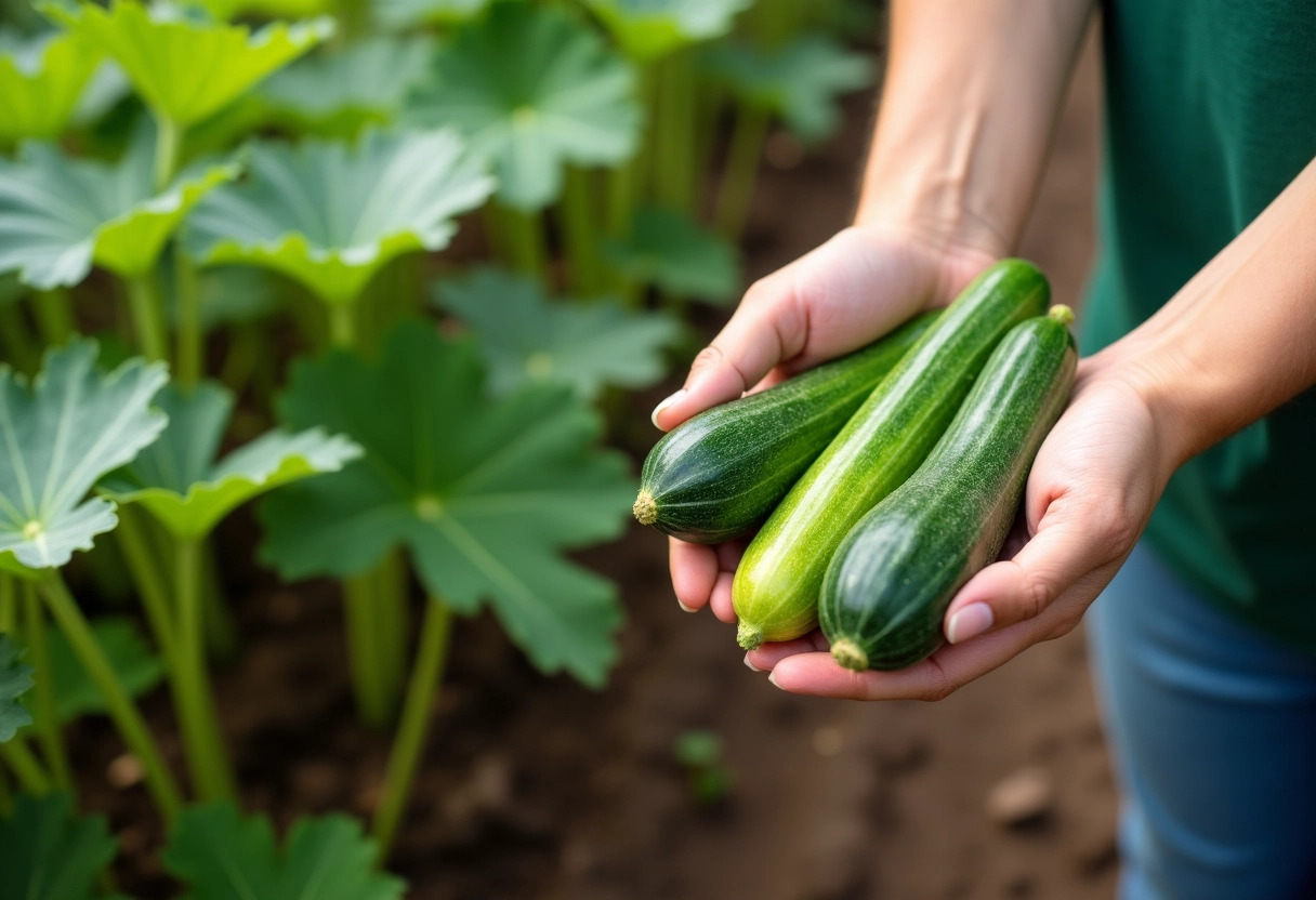 courgettes potager