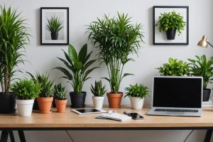 Des plantes pour bureaux : créez un espace de travail apaisant