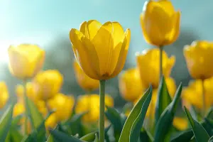 Les mystères de la tulipe jaune : signification et symbolique