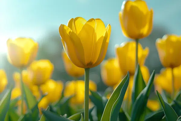 Les mystères de la tulipe jaune : signification et symbolique