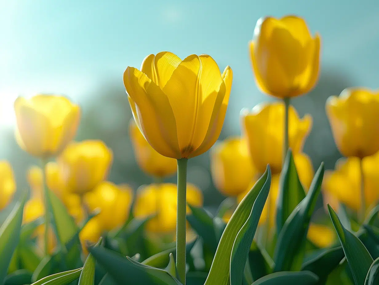 Les mystères de la tulipe jaune : signification et symbolique