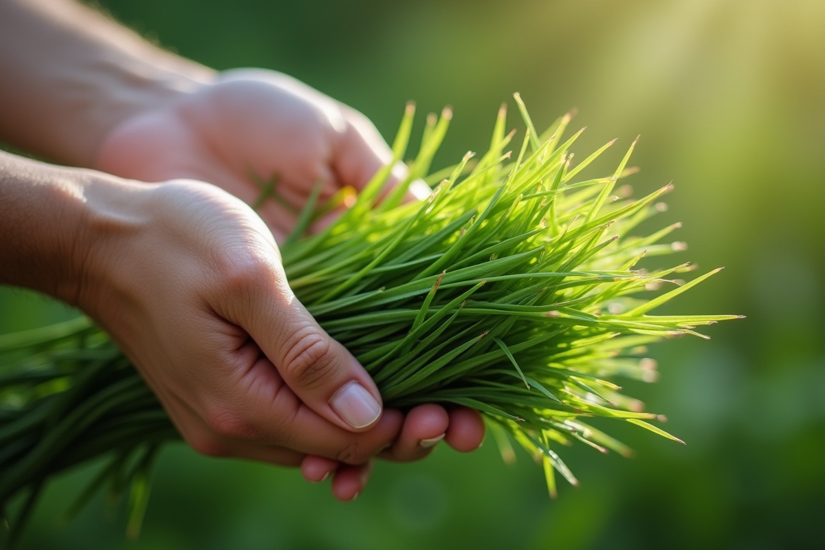 herbe fraîche