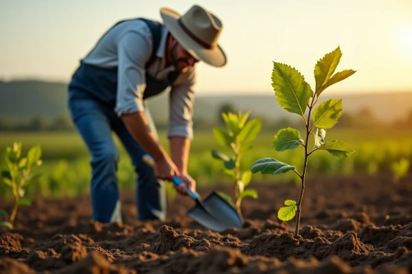 Étude des sols pour déterminer où planter un figuier