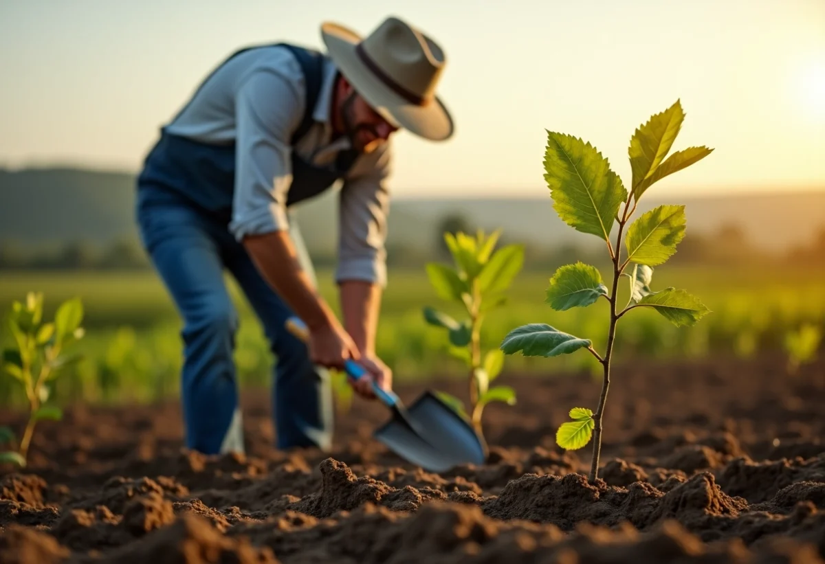 Étude des sols pour déterminer où planter un figuier