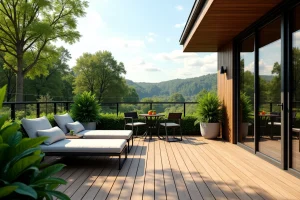 Élégance naturelle : sublimer son espace extérieur avec une terrasse en lames de bois