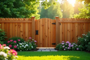 Clôture pour jardin en bois : guide des essences et traitements