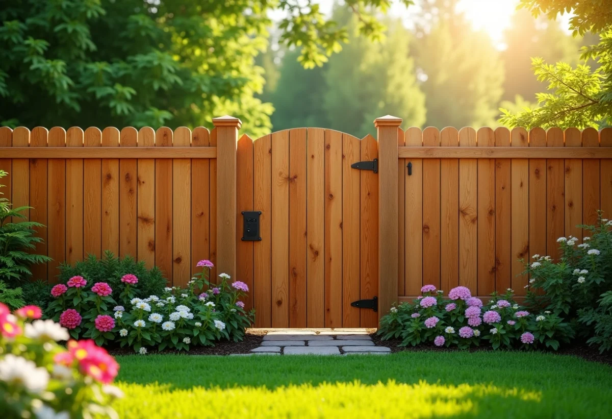 Clôture pour jardin en bois : guide des essences et traitements